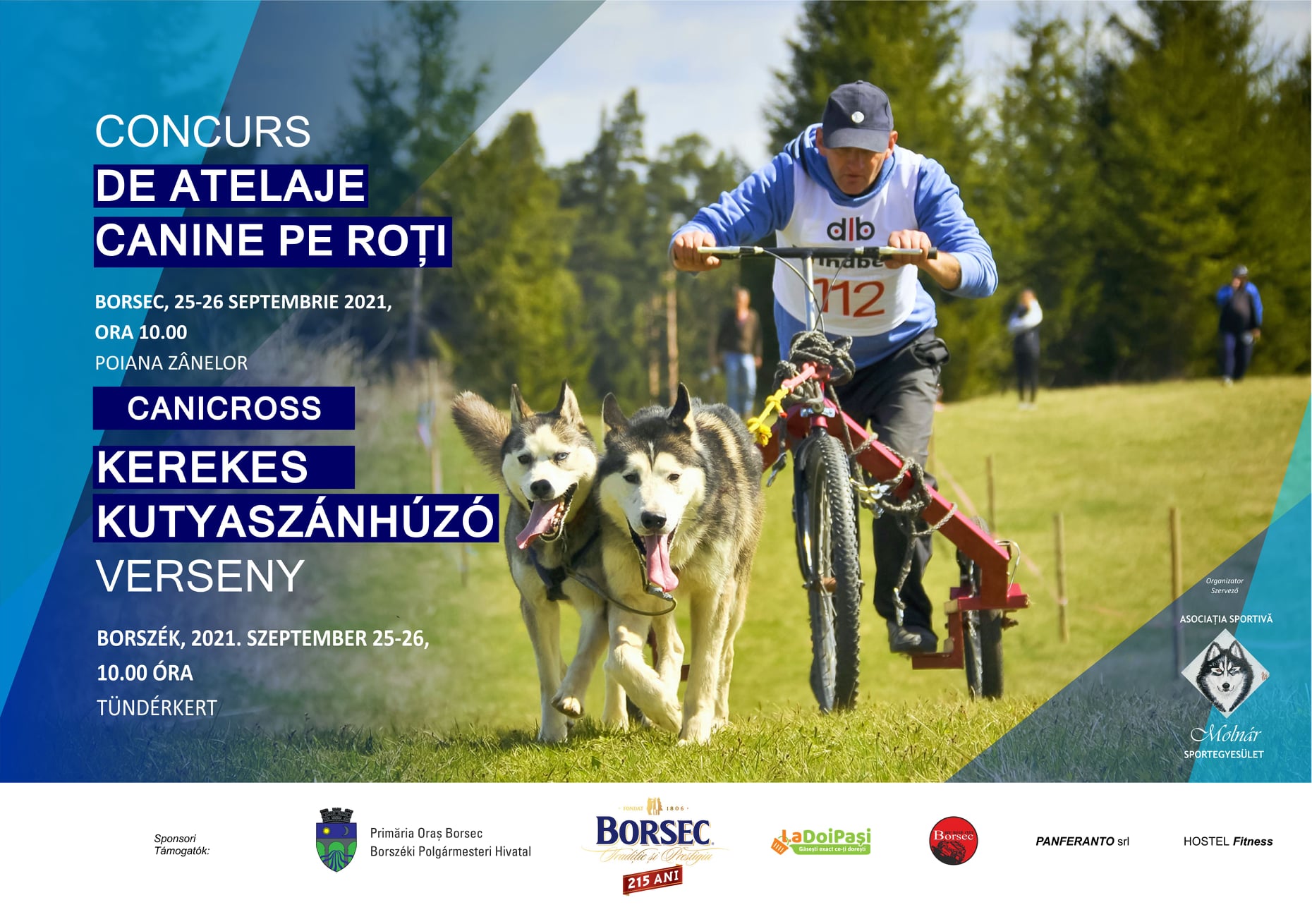 Concurs de Atelaje Canine pe roți și Canicross!