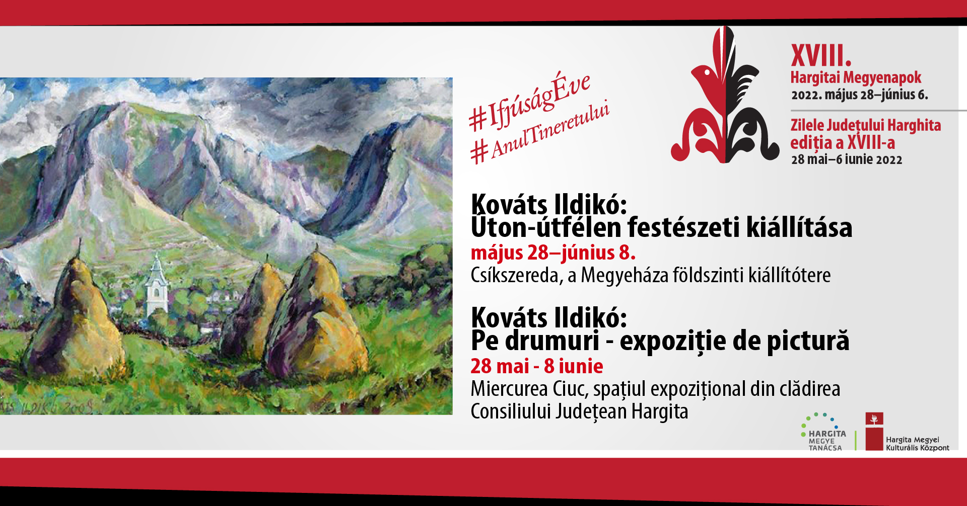 Kováts Ildikó: Pe drumuri expoziție de pictură