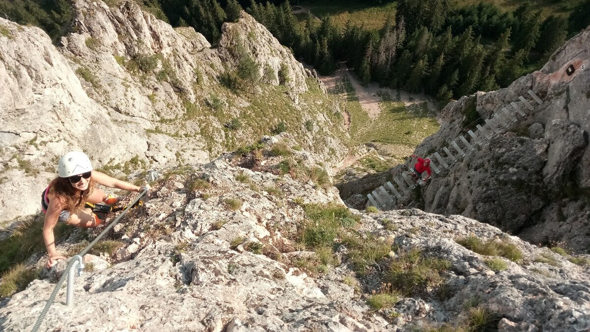 Alpinism pe traseele de Via Ferrata