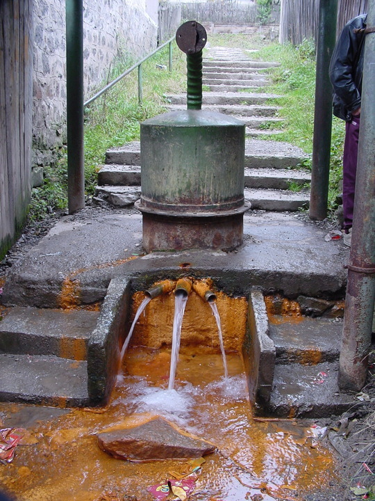 Lobogó mineral water soring from Vlăhița